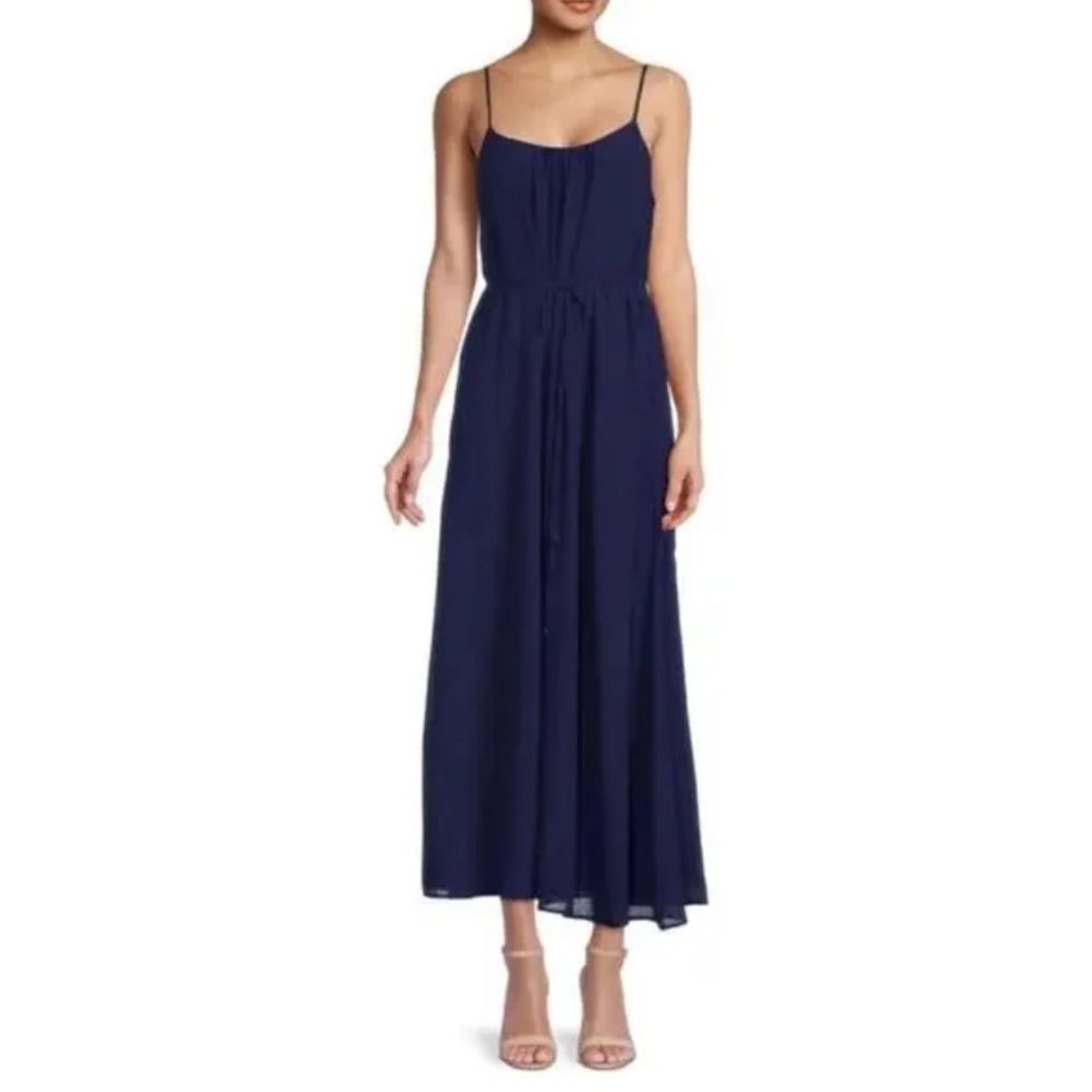 Sam Edelman Dark Blue Spaghetti Strap Maxi Dress